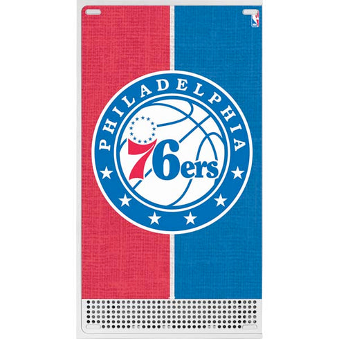 NBA Philadelphia 76ers Canvas Split Xbox Series S Console Skin